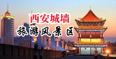 中国老逼被操视频中国陕西-西安城墙旅游风景区